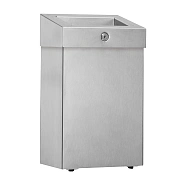 Мусорное ведро Merida Stella R KSM107.R, 12л, матовый металлик