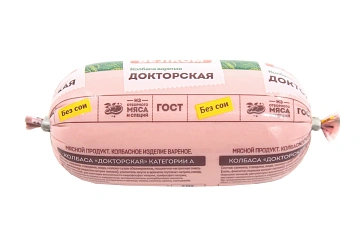 Колбаса Велком Докторская вареная ГОСТ, 400г