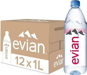 Вода Evian минеральная негазированная, 1л