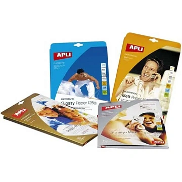 Фотобумага для струйных принтеров Apli Satin А4, 60 листов, 200 г/м2, матовая, 4136