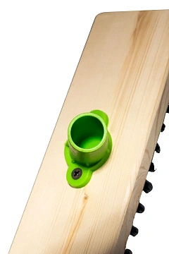 Щетка для пола полотерная на деревянной основе