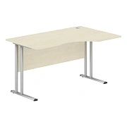 Стол эргономичный СА-2M(R) Клен*/серебро 1400х900х755 IMAGO-M