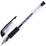 Ручка гелевая с грипом BRAUBERG 'EXTRA GT NEEDLE', ЧЕРНАЯ, игольчатый узел 0,5 мм, линия 0,35 мм, 143918