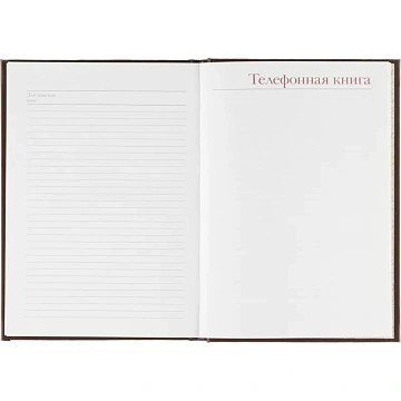 Ежедневник недатированный А5+ Ideal, коричневый 3-122/02