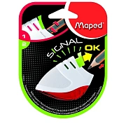 Точилка MAPED SIGNAL, 1отв, индикатор заточки, ассорти, блистер