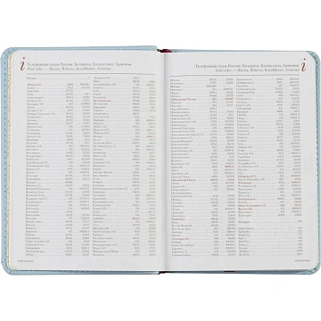 Ежедневник недатированный А6+ VELVET (ЗЕФИРНЫЙ ГОЛУБОЙ) 3-495/35