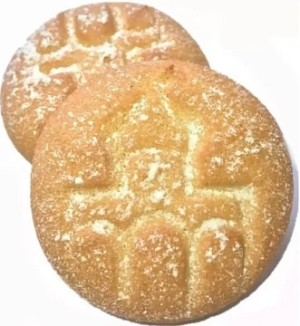 Печенье Возрождение Монастырское постное, c тыквенно-яблочной начинкой, 2.5кг