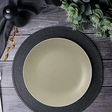 Тарелка Fioretta Scandy Olive обеденная, 24см