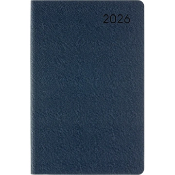Ежедневник датированный 2026 Attache А5 168л 138x213мм иск.кожа темно-синий