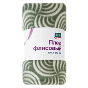 aro Плед флисовый болотный 170г, 130 х 170см