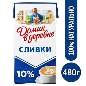 Сливки Домик в деревне 10% 480г