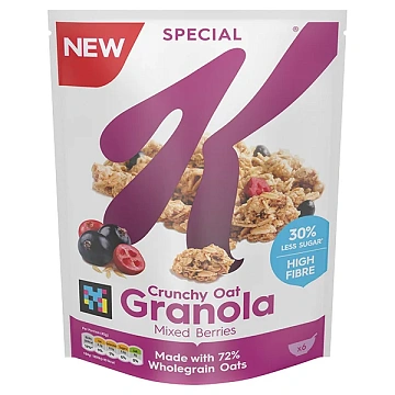 Хлопья Kellogg's Special K гранола ягодная, 320г