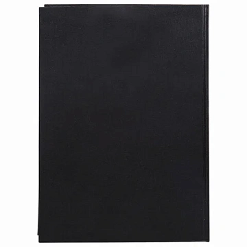 Книга учета 96 л., клетка, твердая, бумвинил, офсет, герб, А4 (200х290 мм), BRAUBERG, черная, 130275