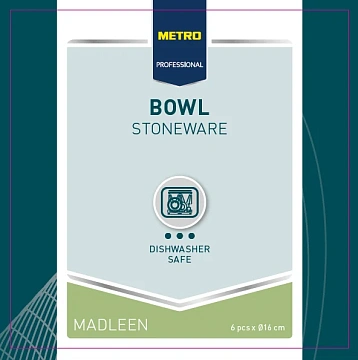 Салатник Metro Professional Madleen Blue 16см, 6шт/уп