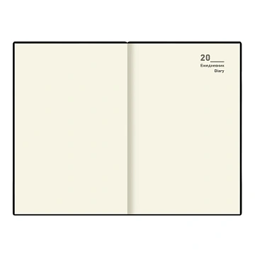 Ежедневник недатированный Deli Simple, A5, 136л, Джинс CN145-Brown