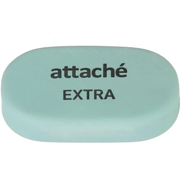 Ластик овальный Attache Extra, нат.каучук, 45x28x10мм, пастельн.ассорти