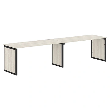 Стол 2-х местный XQPWST 3270 Сосна Эдмонт/Антрацит 1600х700х750 XTEN-QP