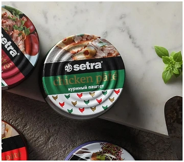 Паштет Setra Куриный, 100г