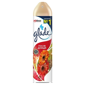Освежитель воздуха аэрозольный 300 мл, GLADE 'После дождя'