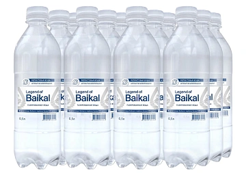 Вода Legend of Baikal питьевая газированная, 500мл