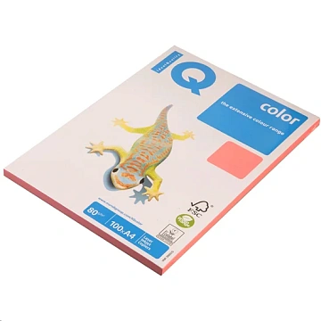 Бумага IQ 'Color neon' А4, 80г/м2, 100л. (розовый неон)