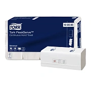 Бумажные полотенца Торк PeakServe 100585, листовые, белые, 410шт, 1 слой