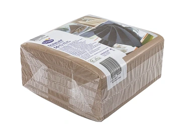 Салфетки сервировочные Duni коричневые, 40х40см, 1 слой, 50шт