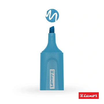 Текстовыделитель Luxor 'Textliter Metallic' голубой, 1-5мм.