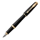 Ручка перьевая PARKER 'Urban Core Muted Black GT', черный матовый лак, позолота, синяя, 1931593