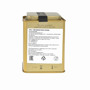 Чай Dammann Freres Русский вкус Гранд черный, 100г