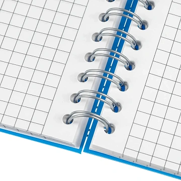 Блокнот А7,пласт обл,80л, ATTACHE FANTASY,голуб