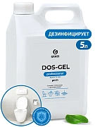 Средство для сантехники и уборки санитарных помещений 5,3 кг, GRASS DOS GEL, дезинфицирующее, концентрат, 125240