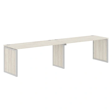 Стол 2-х местный XQPWST 3270 Сосна Эдмонт/Алюминий 1600х700х750 XTEN-QP