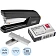 Степлер Deli Effortless E0433S(N24/6-26/6)до30л,энергос,+1000скоб,плст,черн