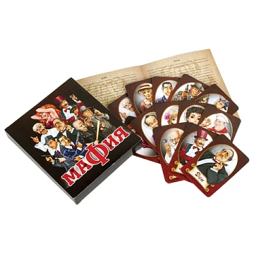 Игра настольная карточная 'Мафия', 10 КОР, 01895