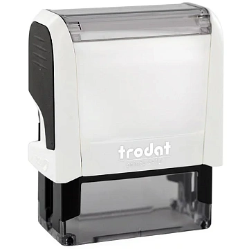 Оснастка для прямоугольной печати Trodat Printy 47х18мм, белая, 4912