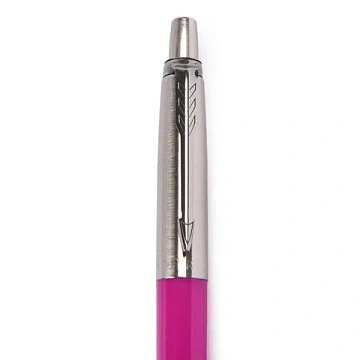 Ручка шариковая PARKER 'Jotter Orig Magenta', корпус розовый, нержавеющая сталь, блистер, синяя, 2075996