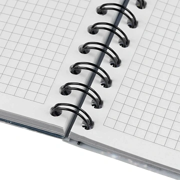 Бизнес-тетрадь 120л,А4,Space Galaxy,300х210мм,70г/квм,белый,карман