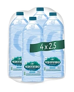 Вода Черноголовка питьевая негазированная, 2.5л x 4 шт