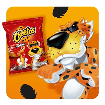 Снеки Cheetos Кетчуп кукурузные, 50г