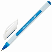 Ручка шариковая масляная BRAUBERG 'Extra Glide Soft White', СИНЯЯ, узел 0,7 мм, линия письма 0,35 мм, 142927