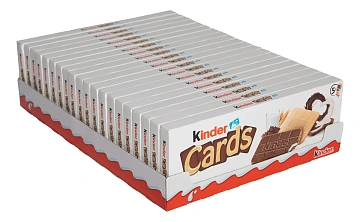 Вафли Kinder Cards, 128г