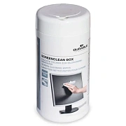 Салфетки чистящие для мониторов Durable Screenclean 100 шт/уп, в тубе, 5736-02