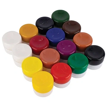 Гуашь художественная 'Мастер-класс', 16 цветов по 20 мл, Невская Палитра, 1741092