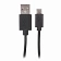 Кабель USB 2.0 – micro USB, 1 м, SONNEN, медь, для передачи данных и зарядки, черный, 513115