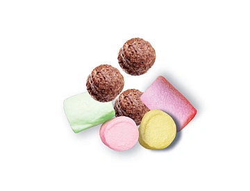 Готовый завтрак Happy Mallow Кукурузные шарики с хрустящим маршмеллоу, 240г