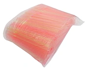 Трубочки для коктейлей Rioba 21см, микс цветов, 1000шт