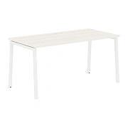 Стол прямой ELST 1580 Ясень Траун/Белый 1560х800х750 EDIS
