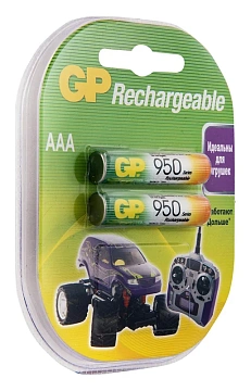 Аккумулятор Gp AAA, 950mAh, 2шт/уп