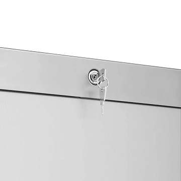 Мусорное ведро Merida Stella R KSM106.R, 27л, матовый металлик, с конусным отверстием